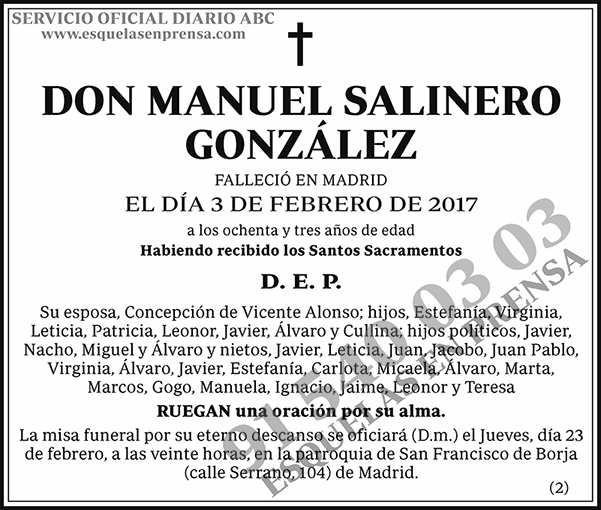 Manuel Salinero González